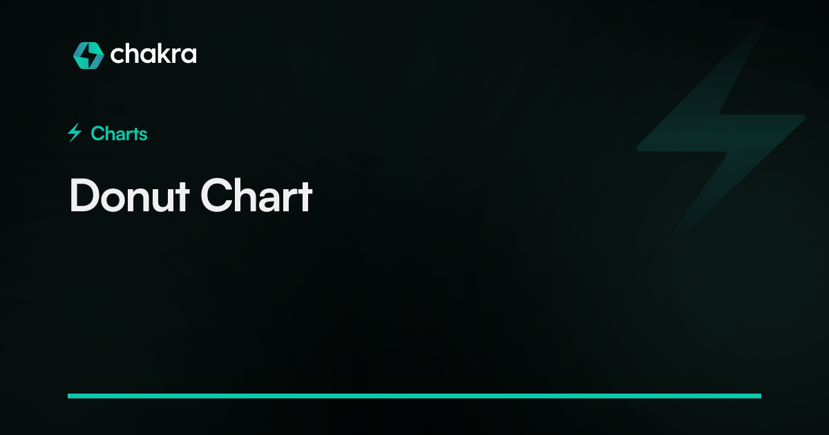 Donut chart chakra ui